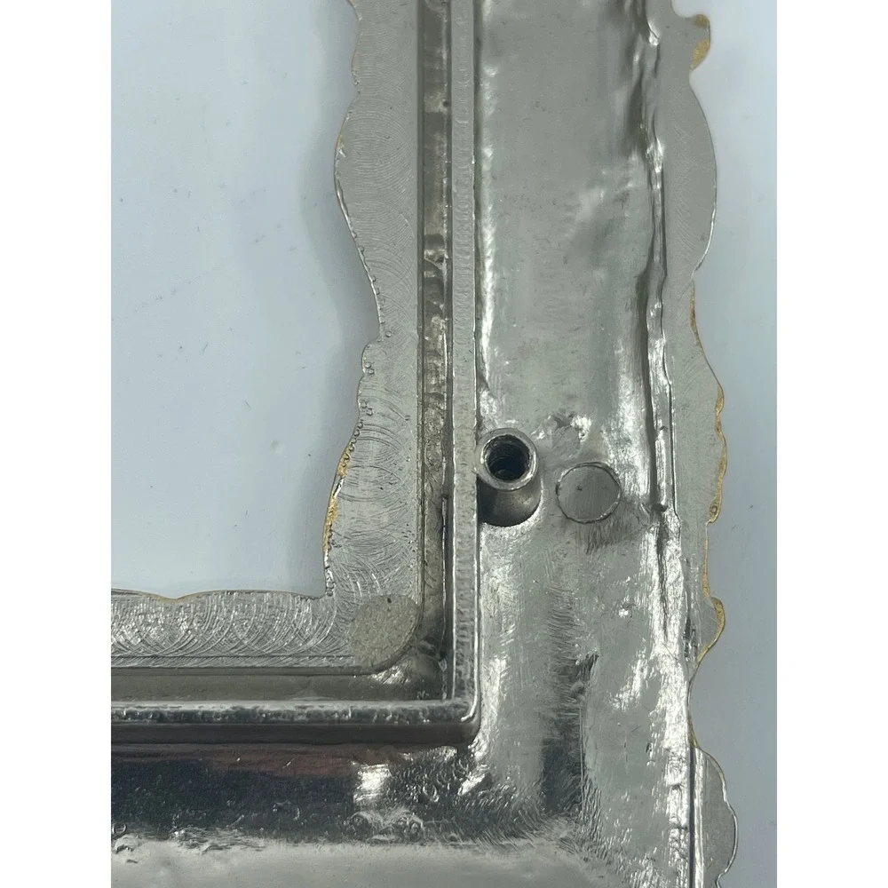 Ornate Scroll Vine Photo Frame‎ Silvertone Metallic 3